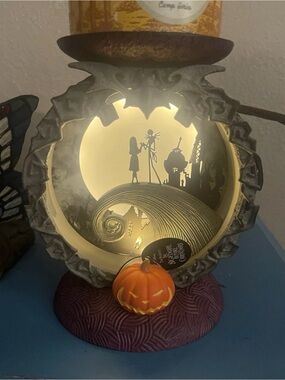 Bath & Body Works nightmare before Christmas Halloween candle holder